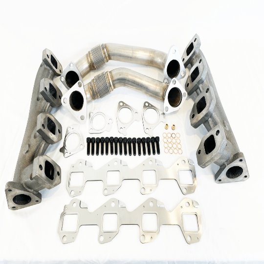 GM Duramax 6.6L - Exhaust Manifold Kit w/ Up-Pipe (2001-2016)